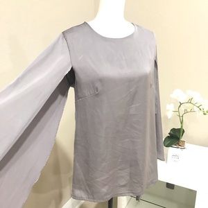 Batwing Style Grey Top